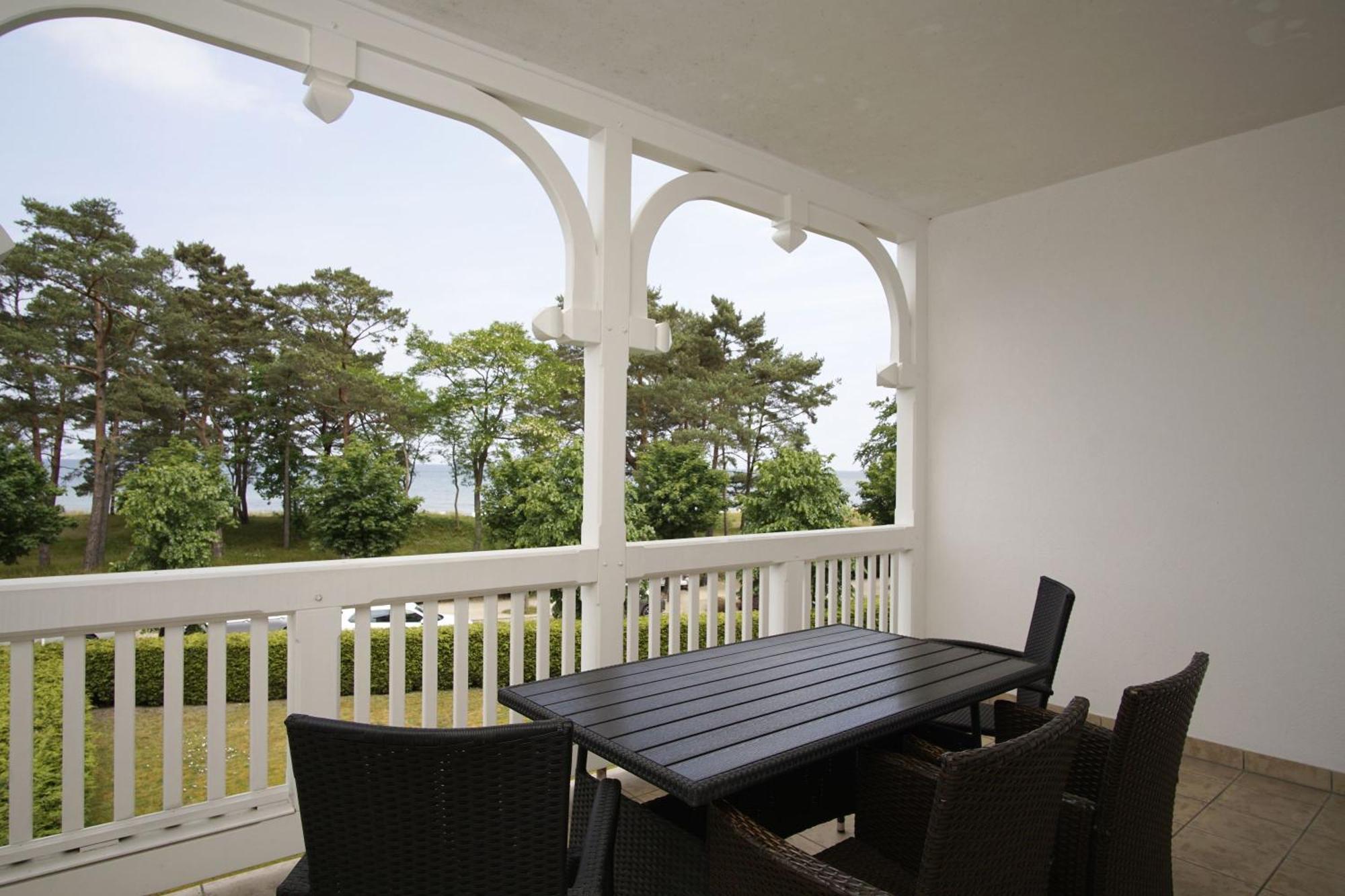 Aparthotel Ostsee Fewo 6 Balkon, Meerblick, Strand Binz Buitenkant foto